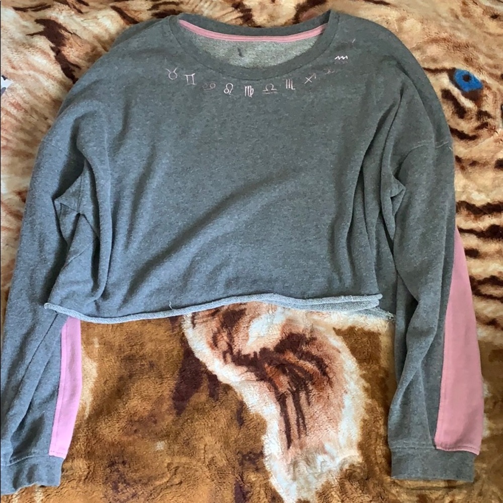 Long sleeved crop top